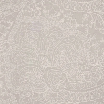 Mw, ab 0,5 m: Baumwollbatist Stickerei Blumen + Ornamente,  145cm br (€13,52/qm) - Bild 1 von 3