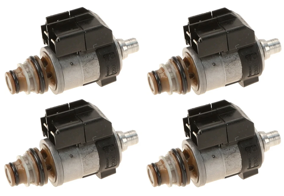For Mercedes X166 W203 W216 Set of 4 Black Cap Transmission Solenoid Valve Bosch - Image 1 of 1
