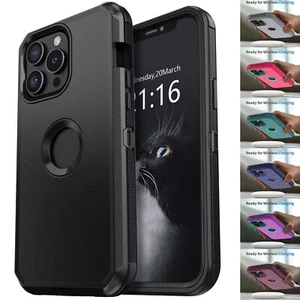 For Apple iPhone 11/11 Pro/11 Pro Max Protective Case Hybrid Rugged Phone Cover - Picture 1 of 54