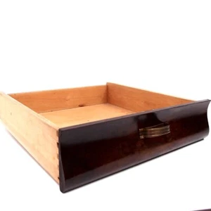 Schublade Holz braun 30er Lade verzapft 45 cm Wurzelholz Schubfach Pflanzkasten - Bild 1 von 8