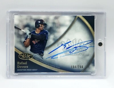 Rafael Devers 2020 Topps Tier One Talent Autograph Auto /200 Boston Red Sox 💥 - Image 1 of 3