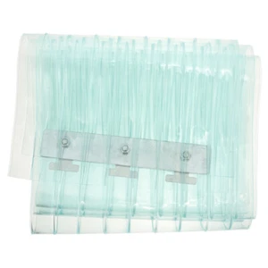 Kit Di Porta in PVC Cortina Spartizione Del Mercato Elastica Trasparente - Picture 1 of 12