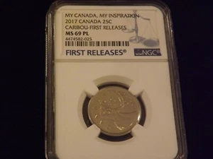 2017 CARIBOU First Releases NGC MS 69 PL - Picture 1 of 2