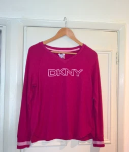 DKNY TOP Size S Super Soft Lightweight Knit Spring Wear Long Sleeves - Picture 1 of 8
