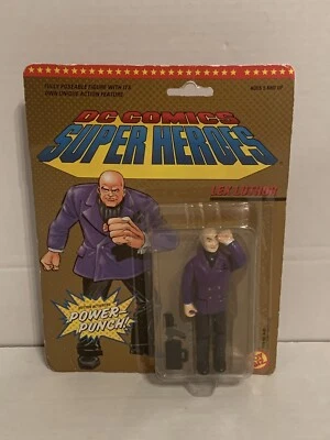 DC Comics Super Heroes LEX LUTHOR Action Figure Toy Biz 1989 Pkg Wear - Image 1 of 4