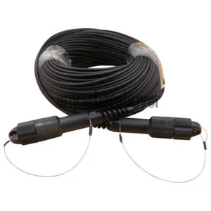 LC-LC UPC SM 4 Strand Armored Field TPU Optical Patch Cord Waterproof Head 200M - Picture 1 of 1