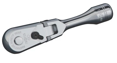 NEPROS 3/8" COMPACT SHORT FLEX RATCHET HANDLE NBRC390FS - Image 1 of 3