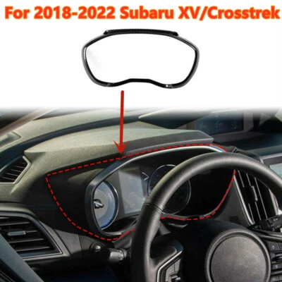 For 2018+ Subaru XV/Crosstrek Carbon Fiber interior Dashboard Frame Cover Trim Foto 1 de 3