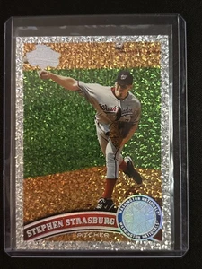 🔥Stephen Strasburg 2011 Topps #10 Diamond Anniversary Platinum Parallel Nats - Picture 1 of 2