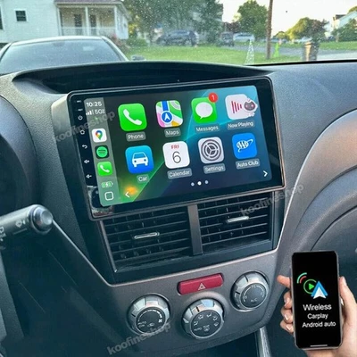 Radio estéreo de coche CarPlay Android 15 4+64 GB para Subaru Forester Impreza 2007-2013 Foto 1 de 4