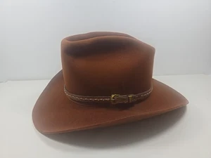 Vintage Resistol Cowboyhut XXX Biber selbstkonform Western braun - Bild 1 von 15
