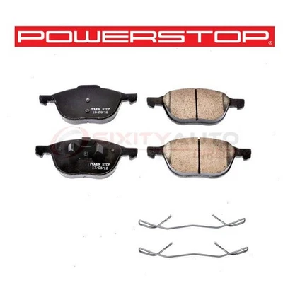 PowerStop Front Disc Brake Pad & Hardware Kit for 2004-2017 Ford Focus 1.0L fb Foto 1 de 4