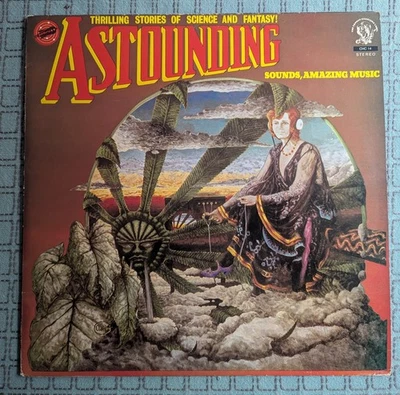 Hawkwind - Astounding Sounds, Amazing Music  - UK Vinyl LP Reissue - Nr Flawless Foto 1 de 4