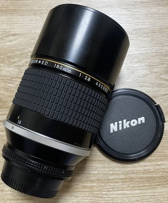 Nikon Nikkor * ED 180mm f2.8 AI-S Lens clean optic - Image 1 of 4