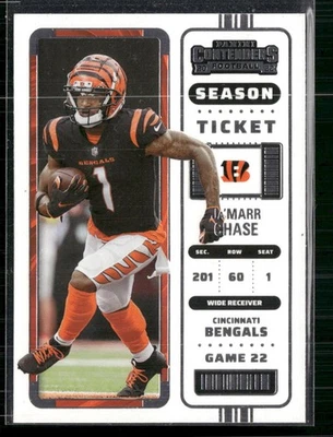 2022 Panini Contenders #18 Ja'Marr Chase - Image 1 of 2