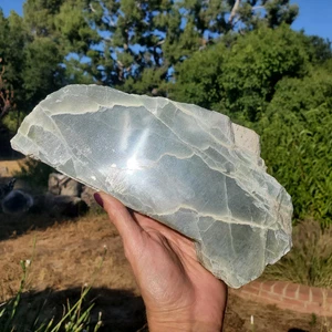 Green Moonstone Flashy Crystal Slab Slice Display Specimen | 894 grams - Picture 1 of 10