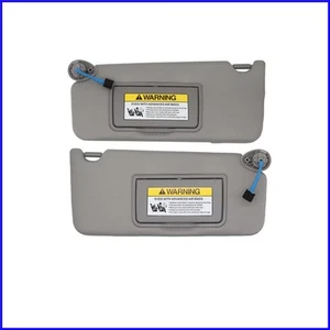 Replacement Grey Sun Visor Pair for Accord Sedan, Coupe & Crosstour 2008-2017 - Picture 1 of 10