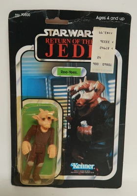 Figura de acción Ree-Yees 1983 Star Wars de colección No. 70800 Kenner El Retorno del Jedi Foto 1 de 4