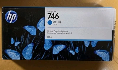 HP P2V80A 746 Designjet Cyan Ink Cartridge  - Image 1 of 2