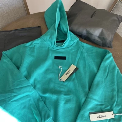 Fear of God Essentials Sudadera con Capucha Polar Polar Polar Niebla Jerry Hoja Como Nueva XL Foto 1 de 4