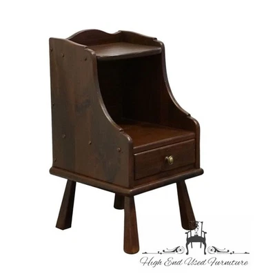 ETHAN ALLEN Antiguo Pino Taberna Rústica Americana 14" Gabinete Abierto Noches... Foto 1 de 4