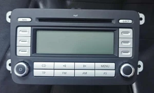 Original VW RCD 300 MP3 CD Autoradio Touran Golf V Caddy mit Code Wie Neu - Bild 1 von 4