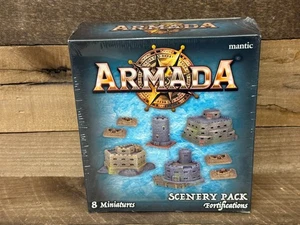 ⚡️ Paquete de paisajes de la Armada Mántica fortificaciones 8 miniaturas escala 1:700 NUEVO ⚡️ - Imagen 1 de 2