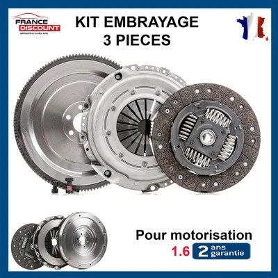 Clutch Kit 3 Pieces Designed For CITROËN C4 GRAND PICASSO I II 1.6 HDi - 835180 - Image 1 of 4