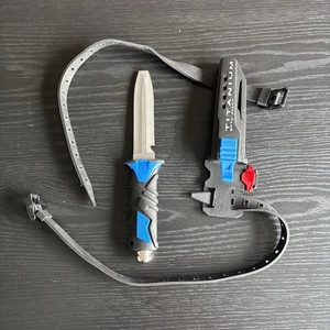 Ocean Master Tauchermesser Titan Beta Legierung mit Scheide & Beinriemen - Bild 1 von 8