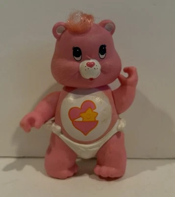 Abrazos de bebé posables de PVC Care Bear Pink Kenner 1983 vintage Foto 1 de 4