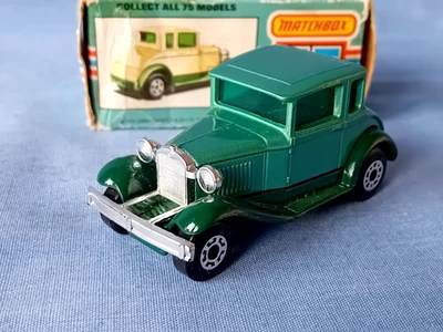 Matchbox Superfast MB73 - модель A Ford - 2 тона зеленый - новый в коробке 1979. - Изображение 1 из 4