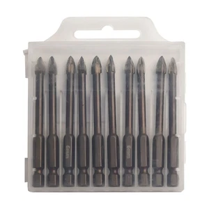 Heavy Duty 6mm Tile Porcelain Drill Bit for Marble Ceramic Glass 10x Pack - Picture 1 of 23