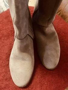 UGG kniehohe Wildleder Reitstiefel hellbraun - Bild 1 von 15
