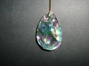 Goccia Cristallo Molato Vitrail Asfou GLASS CRYSTAL COLOUR ORNAMENT 105212-60x37 - Bild 1 von 1