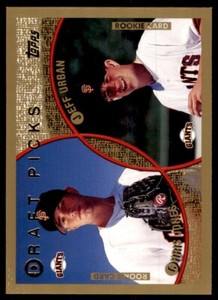 1999 Topps Baseball Card Chris Jones/Jeff Urban A #213