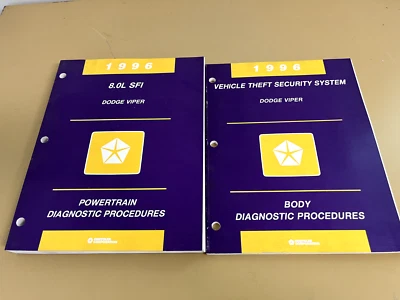 Dodge Viper 1996 8,0 L SFI tren motriz y carrocería procedimientos de diagnóstico manual de servicio Foto 1 de 4