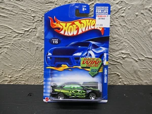 Hot Wheels 2002 #115 Honda Civic Si schwarz mit Chrom 5-Punkt Felgen - Bild 1 von 5