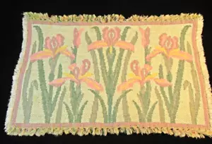 06 Vintage Placemats #27 Colorful Woven Dutch Iris (4) 11"x17" - Bild 1 von 5
