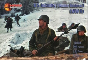 Mars 1/72 WWII US Infantry in Winter Uniforms - Picture 1 of 2