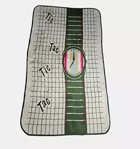 Vintage San Marcos Tic Tac Throw Wall Hanging Carpet Rug 90"x52" Acrylic Blend - Picture 1 of 15