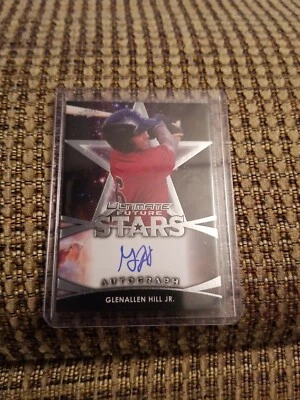 2019 LEAF ULTIMATE GLENALLEN HILL JR RC AUTO #FSRGH2 *FUTURE STARS* - Image 1 of 2