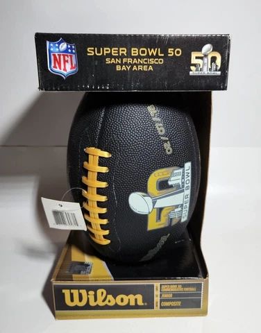 Super Bowl 50 Wilson San Francisco Bay Area Commemorative Junior Football Cover