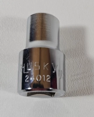 Husky,  1/2” Drive  Socket 3/8” 24012 Made In The USA 6 Point NEW - Image 1 of 4