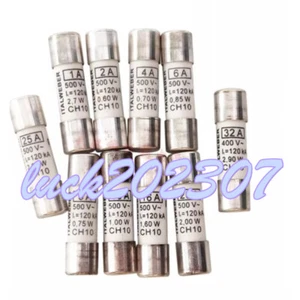 1PC NEW ITALWEBER Cylindrical fuse CH10 1A 2A 4A 6A 10A 16A 20A 25A 32A 500V #ZJ - Picture 1 of 1