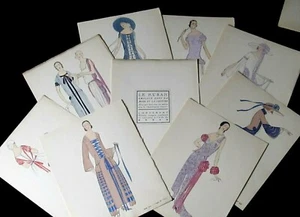 DAVID Le Ruban dans la mode et la couture EO Gazette du Bon 1922 - Picture 1 of 11