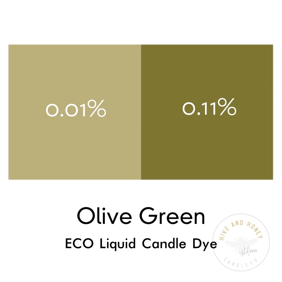 Olive Green Liquid Candle Dye | ECO Reach Liquid Candle Dye For Candles + Soaps - Image 1 of 1