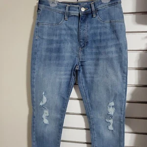 Girls Pants Size 14 Distressed High Rise - Picture 1 of 6