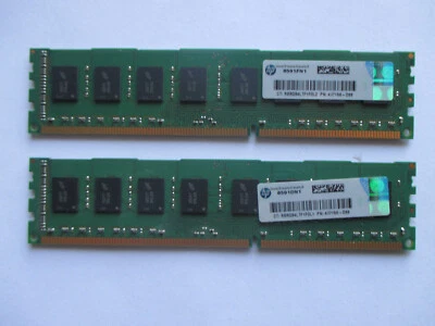  PC Arbeitsspeicher HP 2x4Gb 2RX8 PC3-10600U-9-11-B0 - Bild 1 von 3