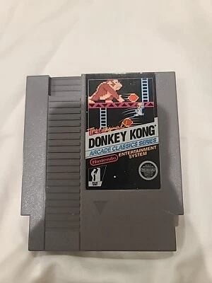 The Original Donkey Kong (NES, 1986) Arcade Classics Series | Authentic | Great - Image 1 of 3