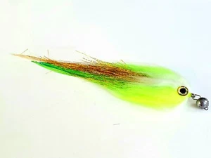 JIG FLY Limereuse Vapor Pesca Mosca Señuelo Hecho a Mano Lucio SUPER MOSCA 5g Cheb 180mm - Imagen 1 de 3